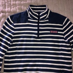 Vineyard Vines Navy Striped Shep Shirt Pullover